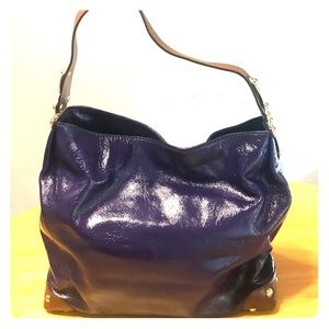 Michael Kors large deep purple purse